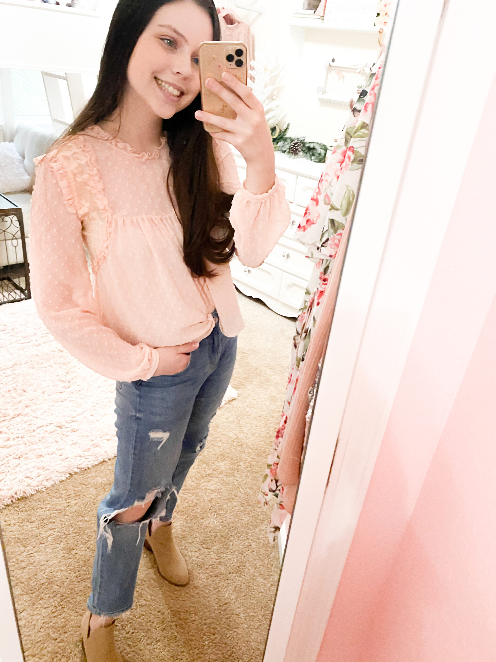 how to style tan booties