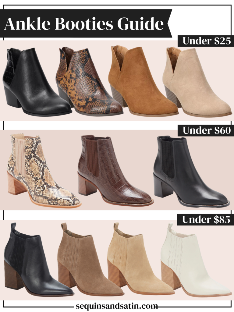 ankle booties guide