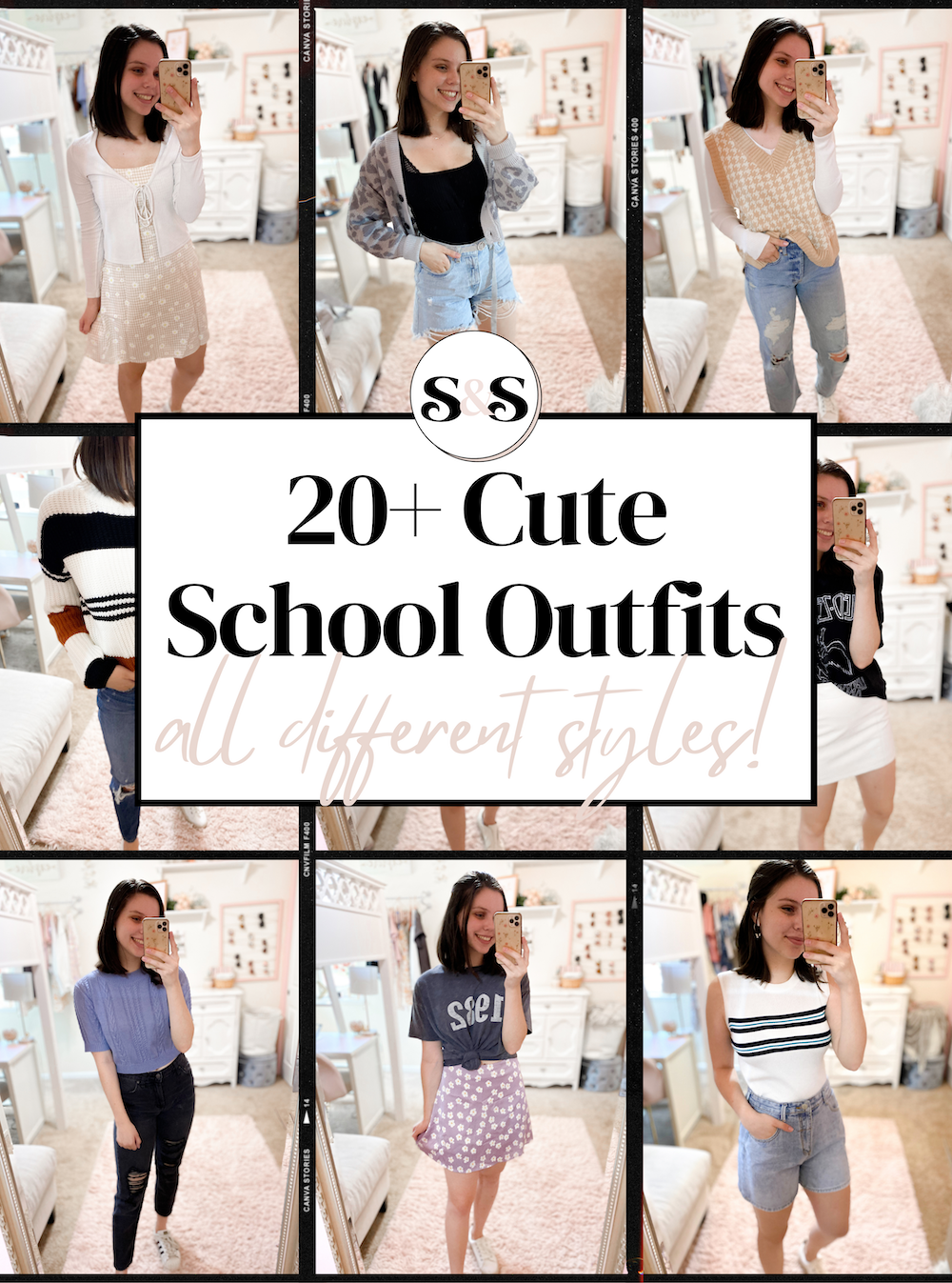 20+ Cute School Outfit Ideas (All Different Styles!)