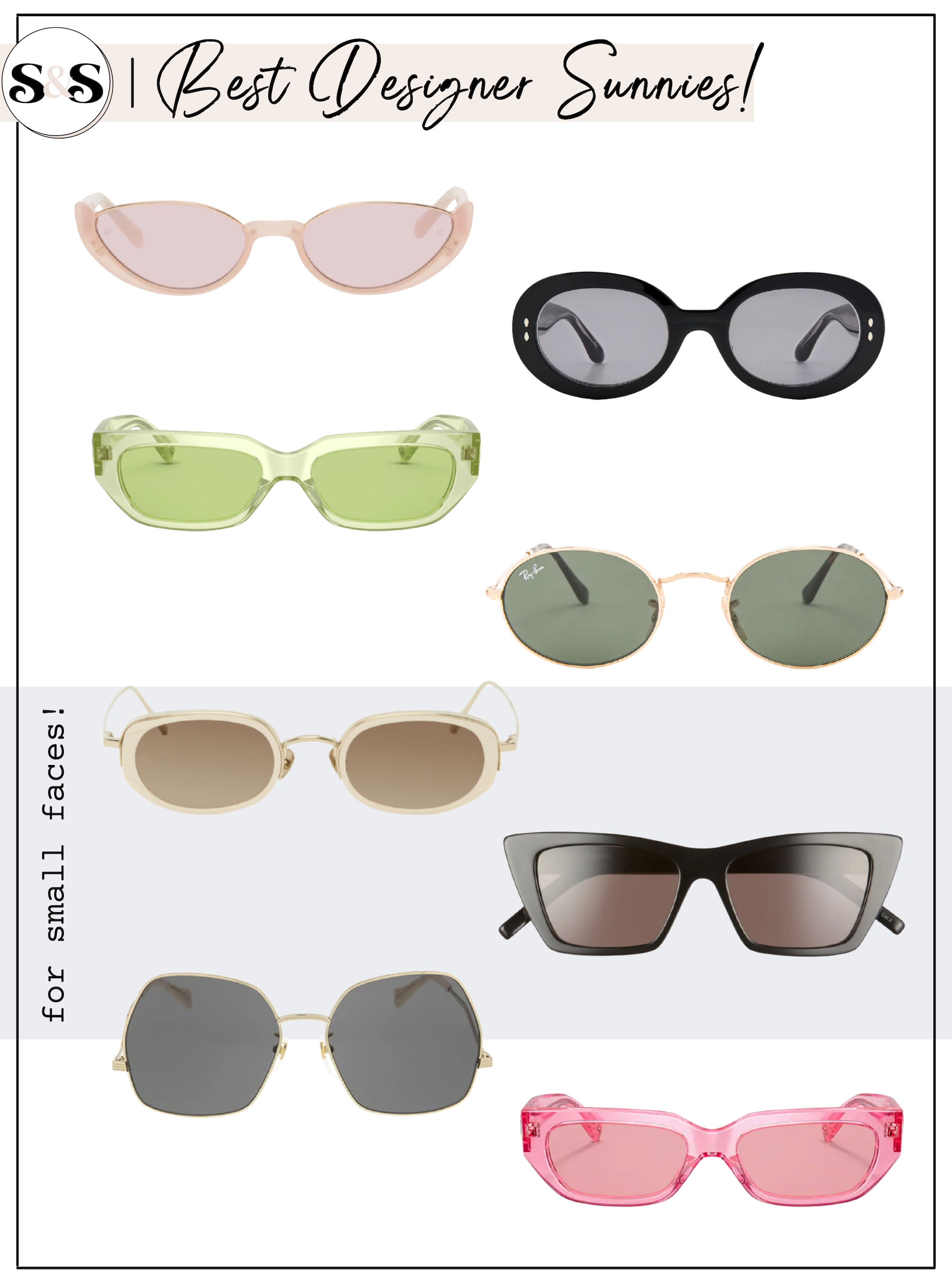 9 Best Designer Sunglasses For Small Faces! (Ultra Flattering!)