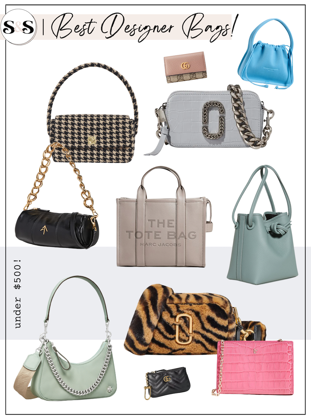 10 Best Designer Bags Under $500 Every Luxury Lover Needs!