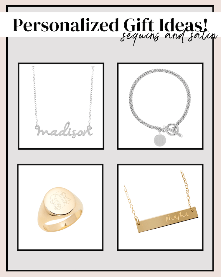 personalized gifts including personalized gifts for her, personalized gifts for mom, personalized gifts for grandma, personalized gifts for friends, personalized ring with name gift, personalized necklace gold, personalized necklaces name