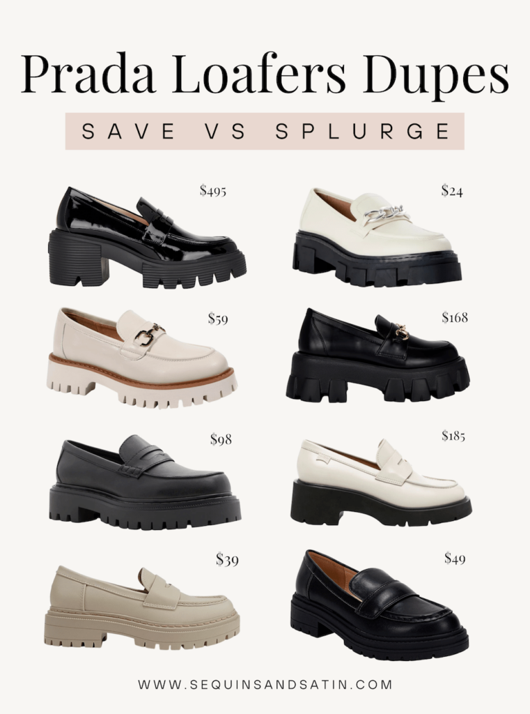best prada loafers dupes