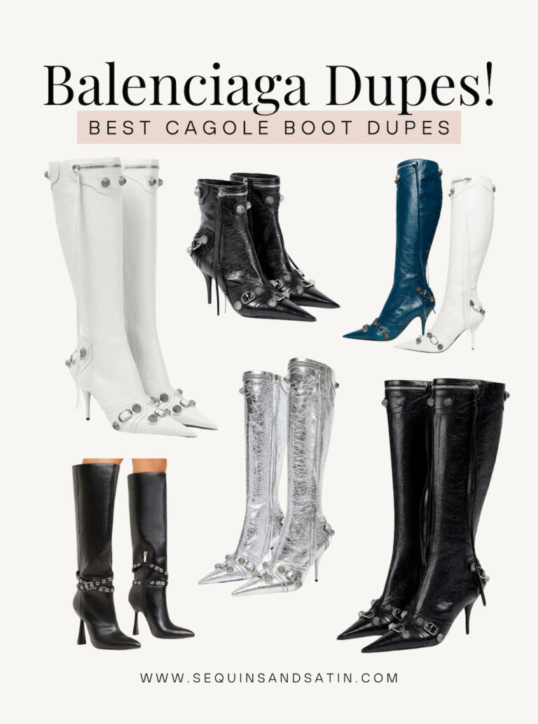 5 Best Balenciaga Cagole Boots Dupes Under $75!