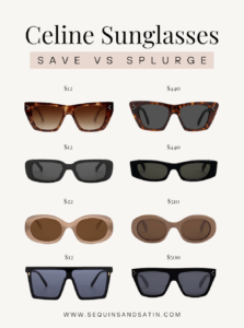 5 Best Celine Sunglasses Dupes From Amazon!