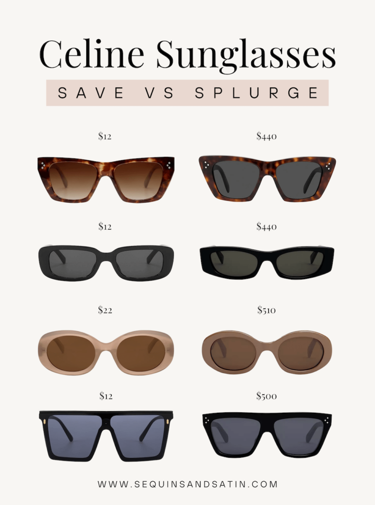 best celine sunglasses dupes from amazon