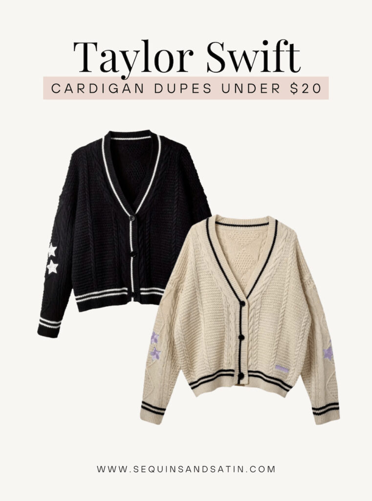 best taylor swift cardigan dupes