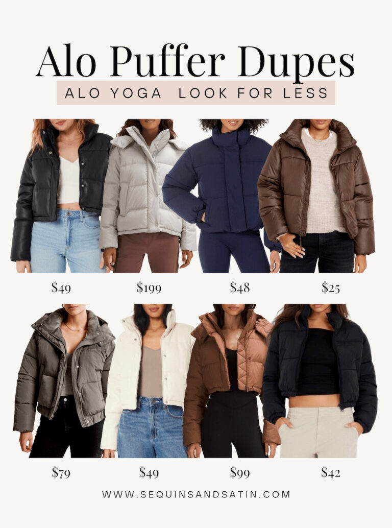 7 Best Alo Puffer Jacket Dupes All Under 100!