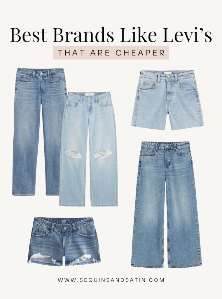 best brands like Levi's but cheaper to get affordable jeans
