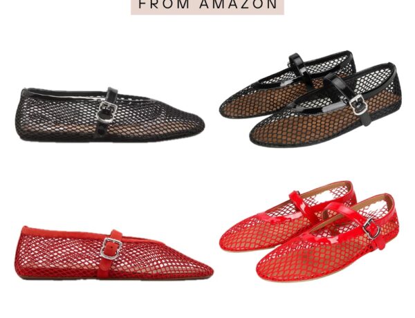 Alaia Mesh Ballet Flats Dupe From Amazon