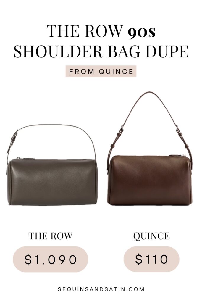 The Row 90s Bag Dupe From Quince