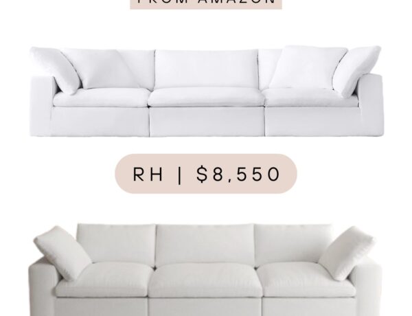 Best RH Cloud Couch Dupe From Amazon